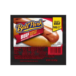 Ball Park Beef franks (15 oz)