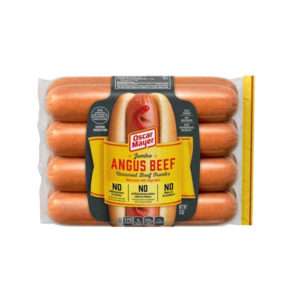 Oscar Mayer Angus Beef Hotdogs Bun Length 15oz