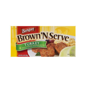 Banquet Brown N Serve Patties Turkey  (6.4 oz)