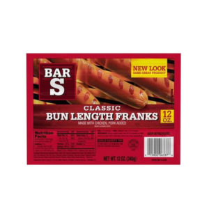 Bar S Bun Length Franks (12 oz)