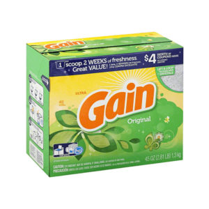 Gain Powder Detergent Ultra HE Original (45 oz)