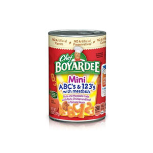 Chef Boyardee 123 ABC With Meatballs (15 oz)