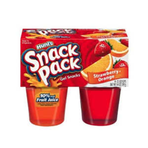 Hunt's Snack Pack Strawberry Orange Gel (4 pk)