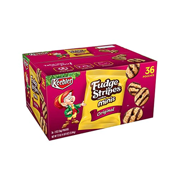 Keebler Fudge Stripes Cookies Minis (36 ct) Lil General’s
