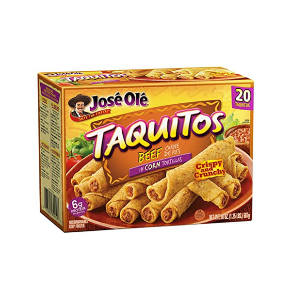 Jose Ole Beef Tacquitos (20 oz) – Lil General's
