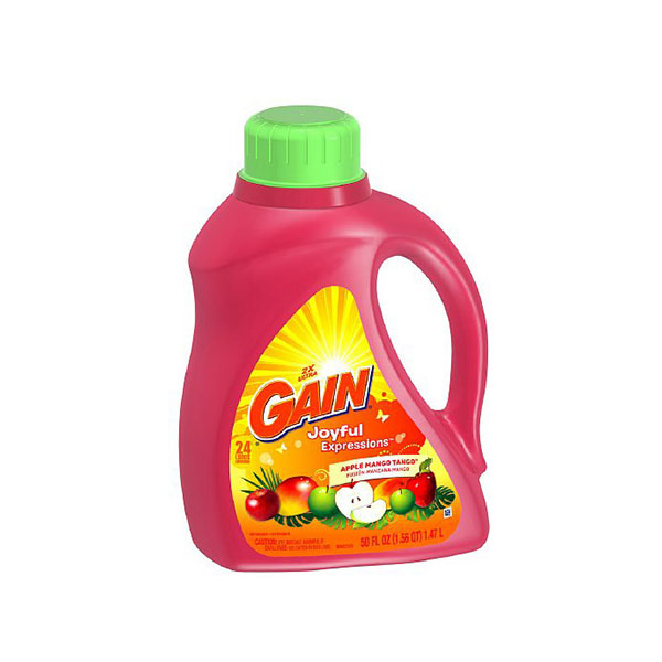 Gain Liquid Detergent Joyful Expression (100 oz) Lil General’s