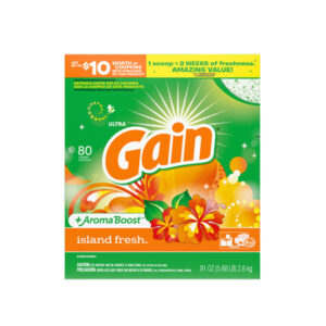 Gain Powder Detergent Island Fresh (91 oz)