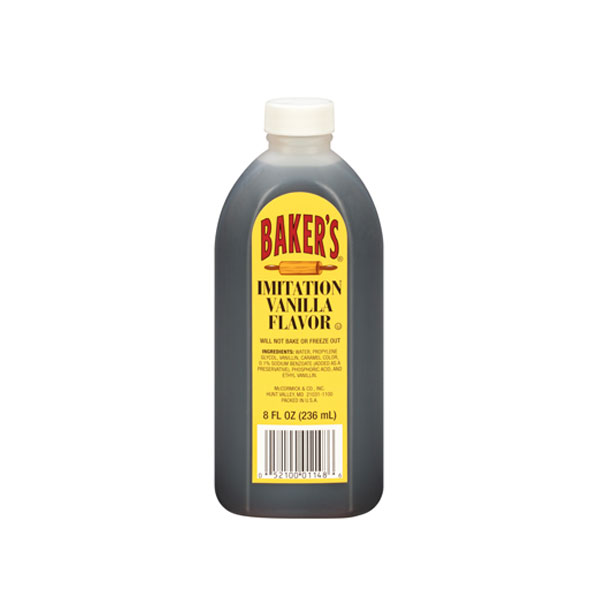 Baker’s Imitation Vanilla Extract (8 oz) Lil General’s