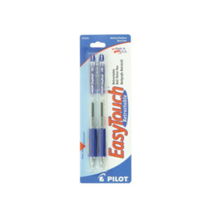 Pilot EasyTouch Ballpoint Pens Blue (2 pk)