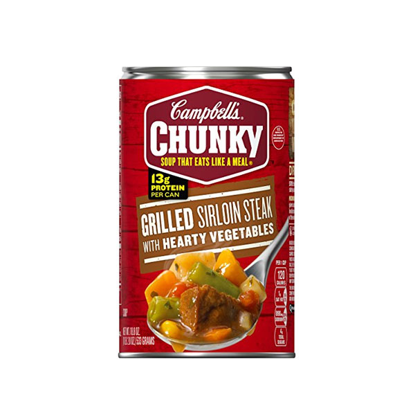 Campbell’s Chunky Sirloin Steak And Vegetables Soup (19 oz) Lil General’s