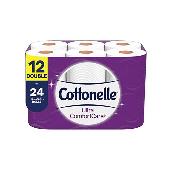 Kleenex Cottonelle Ultra ComfortCare Bath Tissue Double Roll (12 pack ...