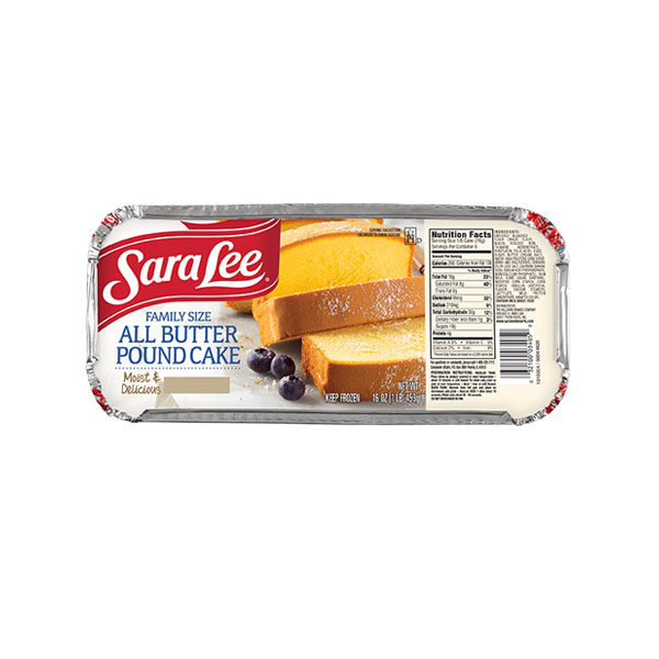 Sara Lee Pound Cake (16oz) – Lil General's
