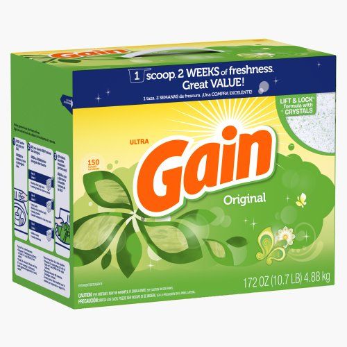 Gain Powder Detergent Original (172 oz) Lil General’s